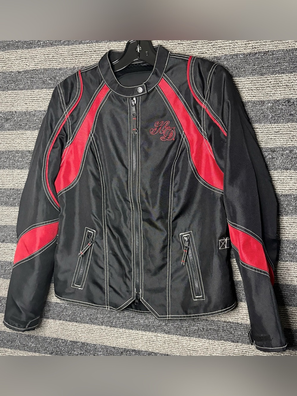 Harley-Davidson Women’s Scroll Skull Reflective Women’s Riding Jacket Medium